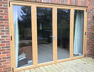 Bi-fold doors installed across Hants